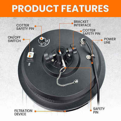 Заводской заказной светодиодный прожектор 36 Вт для наружного освещения, регулируемый прожектор, регулируемая высота мачты для лагерей ликвидации последствий стихийных бедствий