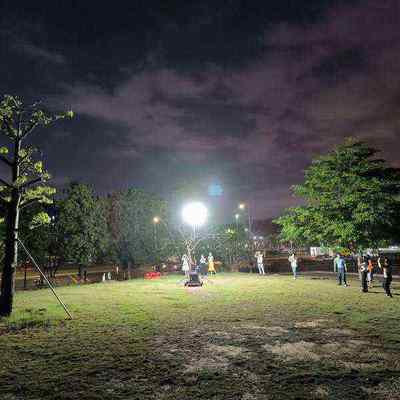 Заводской заказной светодиодный прожектор 36 Вт для наружного освещения, регулируемый прожектор, регулируемая высота мачты для лагерей ликвидации последствий стихийных бедствий