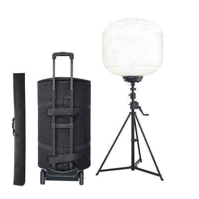 Portable LED Balloon Light Tower with 5000K Color Temperature 165000lm Luminous Flux and 50000hrs Lifespan